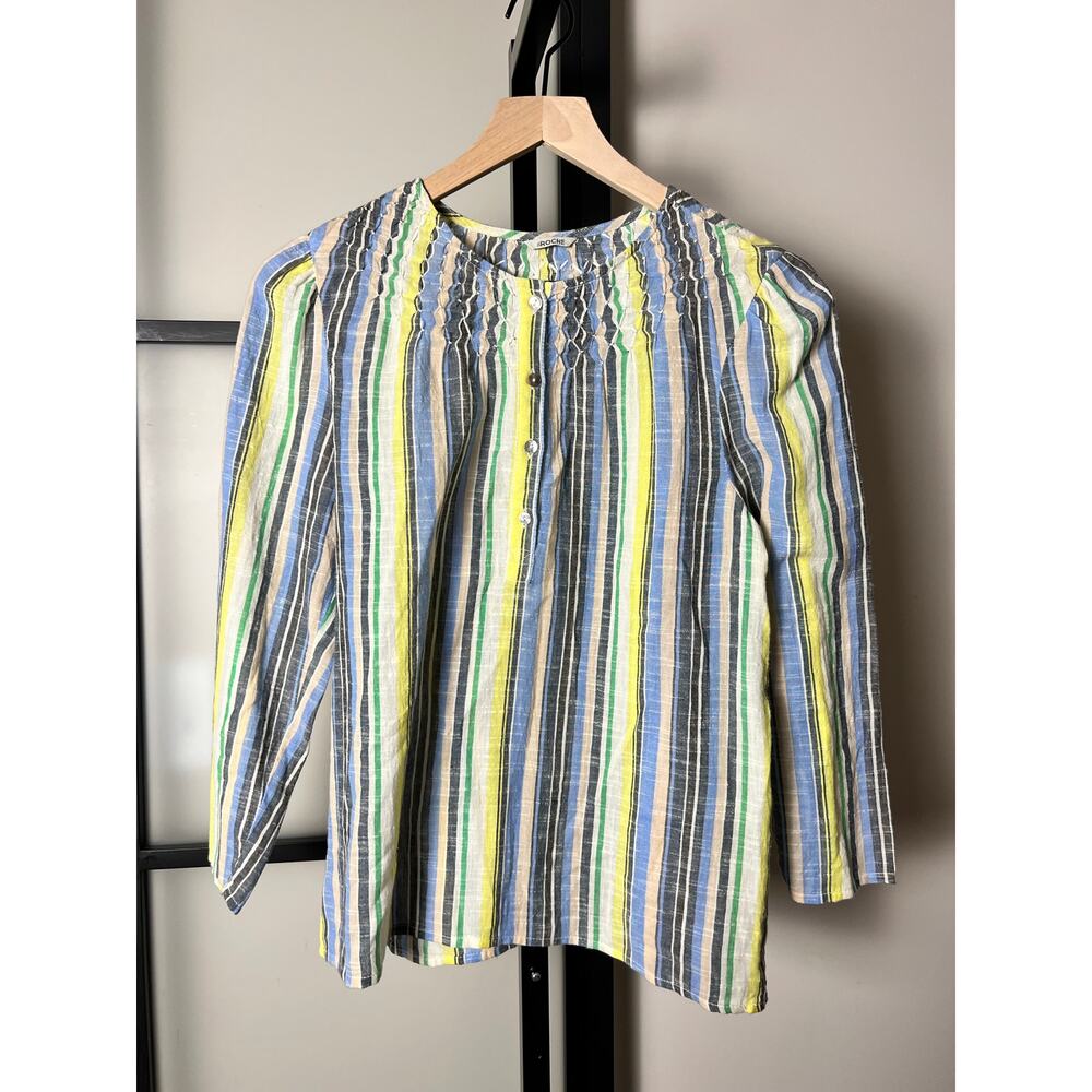 St. Roche Striped Blouse NWOT